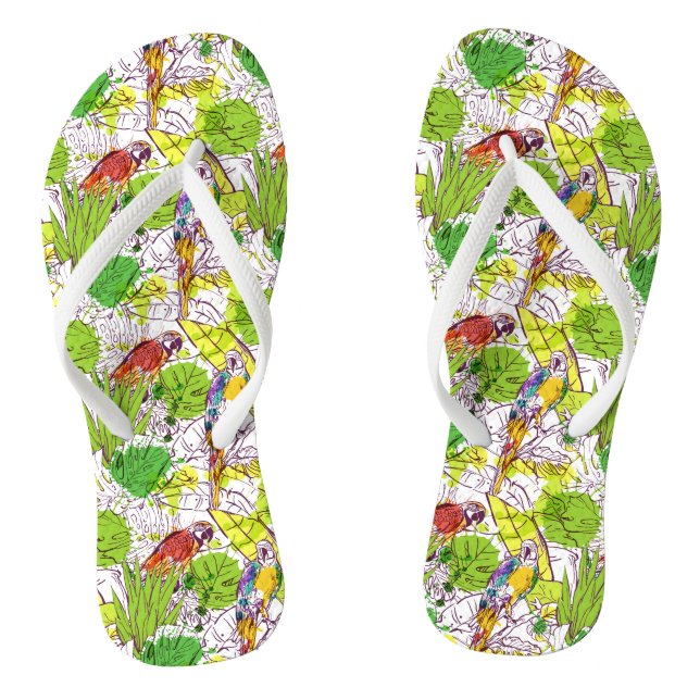 Tropical Parrots Jandals (Footbed)