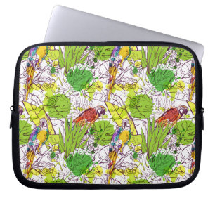 Tropical Parrots Laptop Sleeve