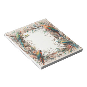 Tropical Parrots Notepad
