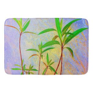 Tropical Pastel Bath Mat