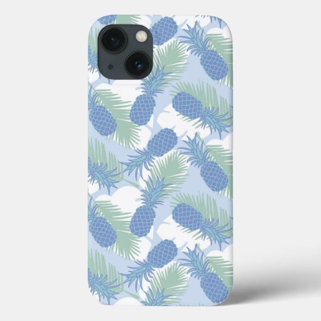 Tropical Pastel Pineapple Pattern Case-Mate iPhone Case (Back)