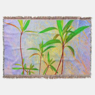 Tropical Pastel Throw Blanket