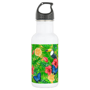 Tropical pattern 532 ml water bottle