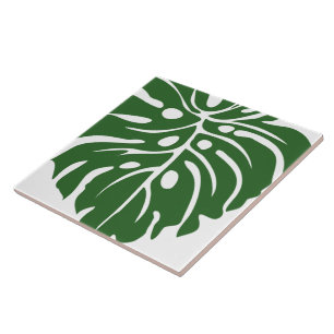 tropical pattern ceramic tile