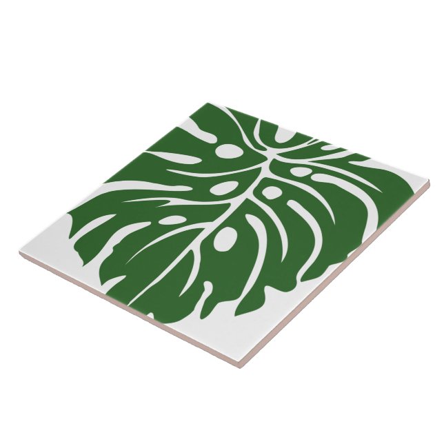 tropical pattern ceramic tile (Side)