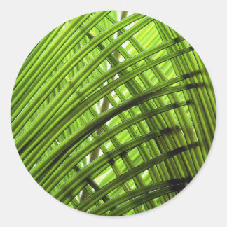 Tropical Pattern Classic Round Sticker