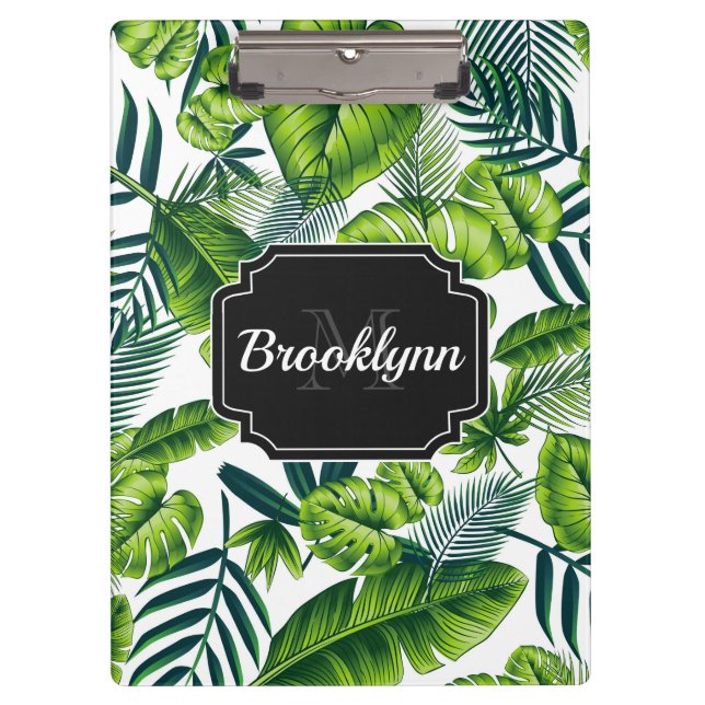 Tropical Pattern Clipboard (Front)