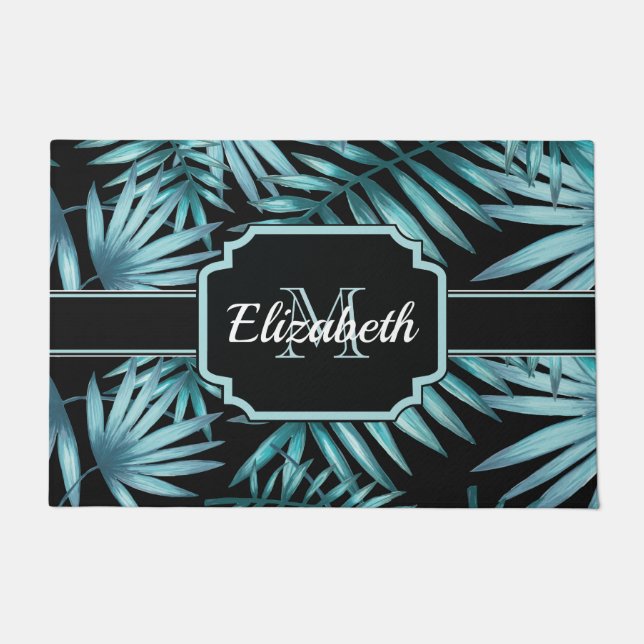 Tropical Pattern Doormat (Front)