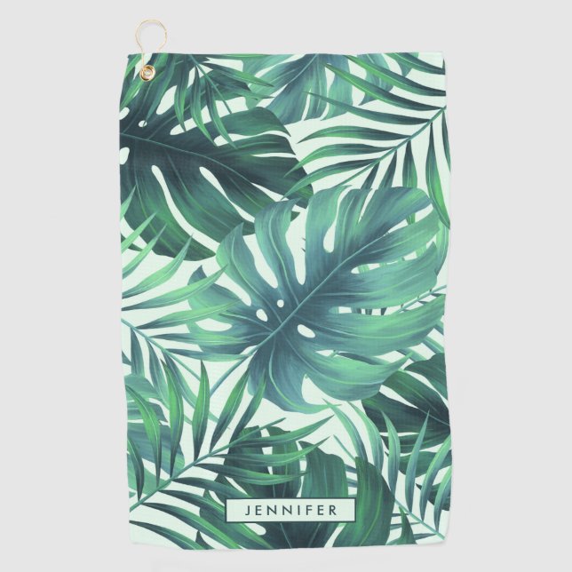 Tropical Pattern Golf Towel (Front)