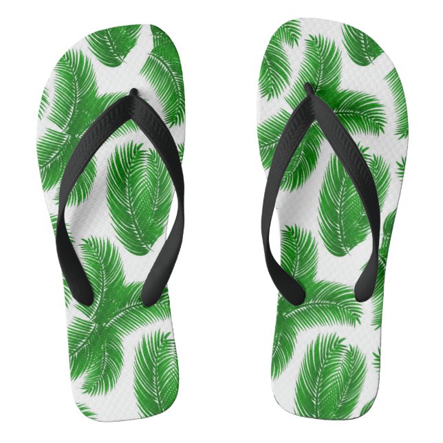Tropical pattern jandals (Footbed)