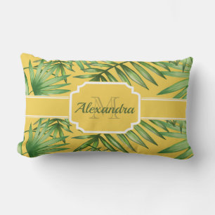 Tropical Pattern Lumbar Cushion