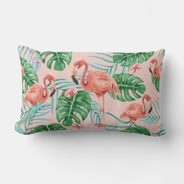 Tropical Pattern Lumbar Cushion (Front)