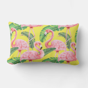 Tropical Pattern Lumbar Pillow