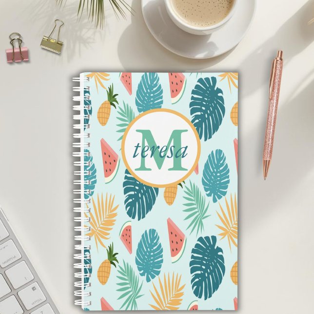 Tropical Pattern Monogrammed Calendar and Planner (Creator Uploaded)