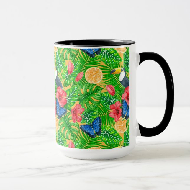Tropical pattern mug (Right)