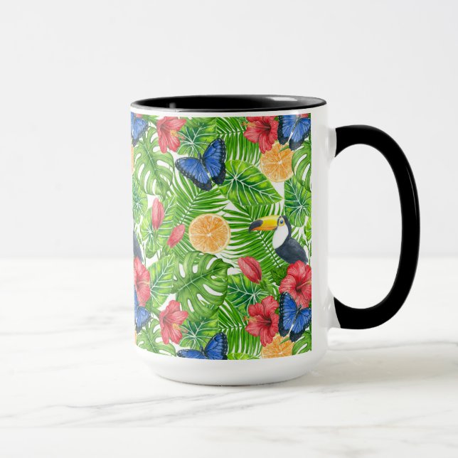 Tropical pattern mug (Right)