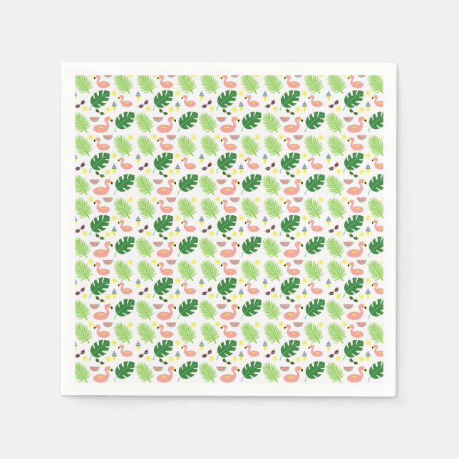 Tropical Pattern Napkin (Front)