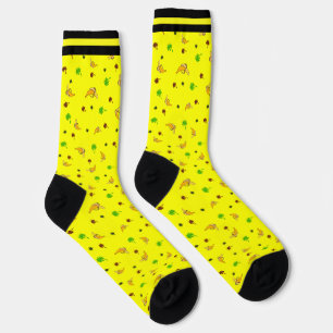 Tropical pattern socks