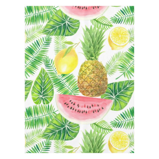 Tropical pattern tablecloth (Front)