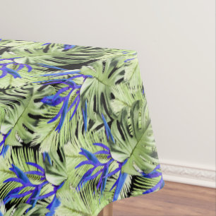 Tropical pattern tablecloth