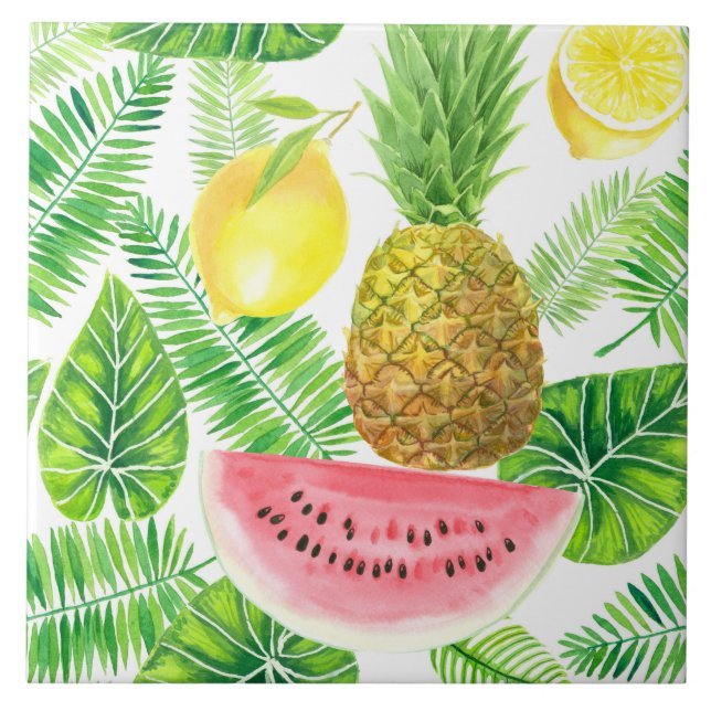 Tropical pattern tile (Front)