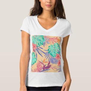 Tropical Pattern Vivid T-Shirt