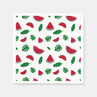 tropical pattern, watermelon pattern, tropical sea napkin