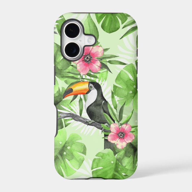 Tropical pattern with toucan (Back)