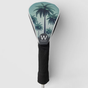 Tropical Personalised Monogram Golf Head Cover