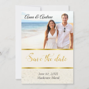 Tropical Photo Save the Date