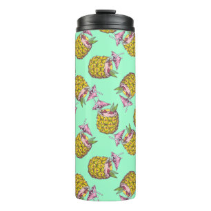 Tropical Piña Colada Pattern –Refreshing Summer Thermal Tumbler