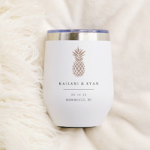 Tropical Pineapple Destination Wedding Favour