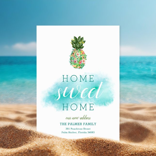 Tropical Pineapple New Address Moving Announcement (Creator Uploaded)