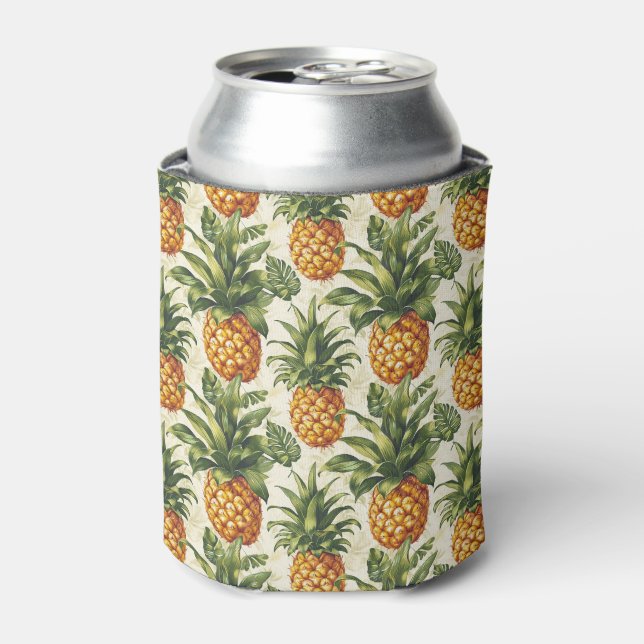 Tropical Pineapple Party Favour Can Cooler (Can Front)