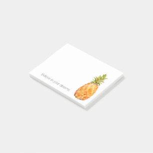 Tropical Pineapple Personalised Post it notes