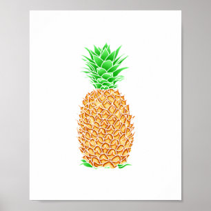 Tropical Pineapple Poster