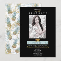 Tropical Pineapple Splash Graduation Party