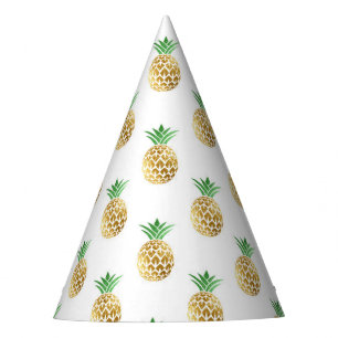 Tropical Pineapple Summer Birthday Party Party Hat