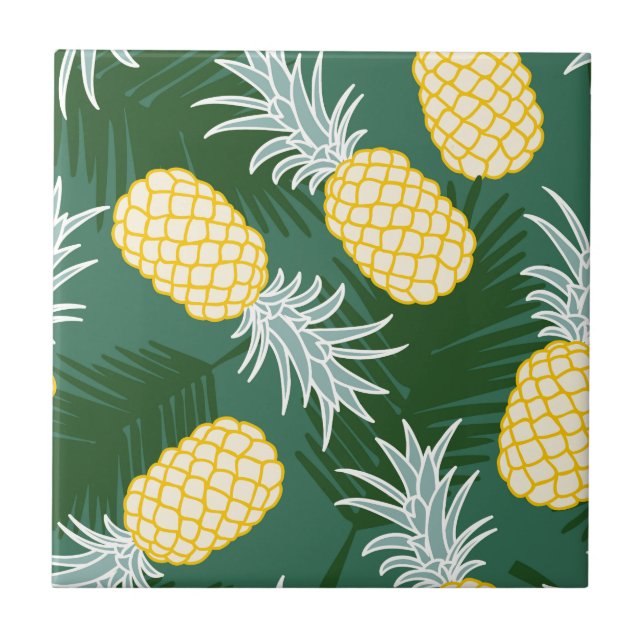 Tropical pineapple tile (Front)