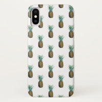 Tropical Pineapple Watercolor