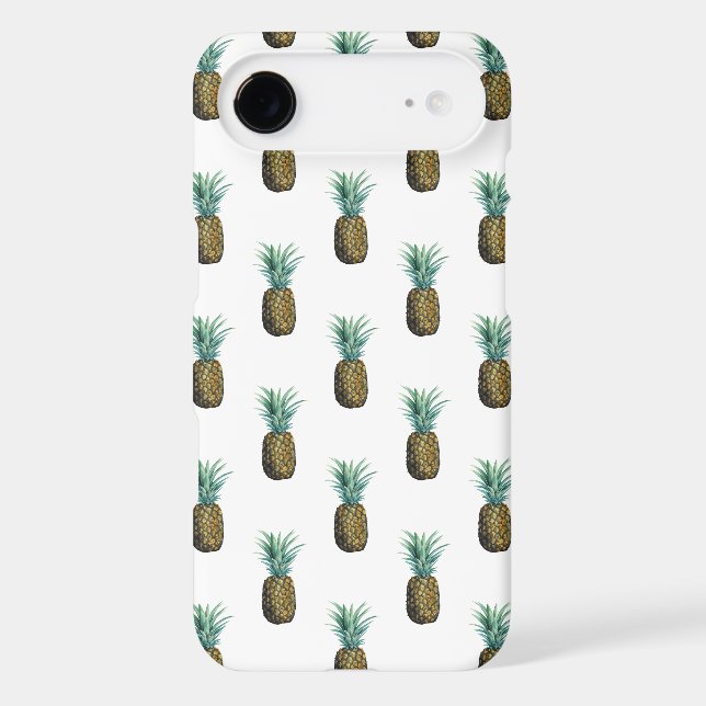 Tropical Pineapple Watercolor Case-Mate iPhone Case (Back)