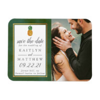 Tropical Pineapple Wedding Save The Date