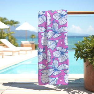 Tropical Pink Beach Towel