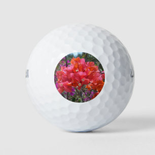 Tropical Pink Bougainvillea Island Floral Golf Balls