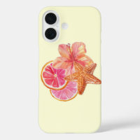 Tropical Pink Citrus Art