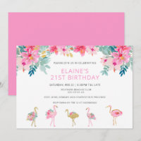 Tropical Pink Flamingo Birthday Party
