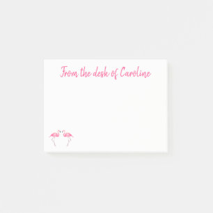 Tropical Pink Flamingo Love Beach Hawaiian Summer Post-it Notes