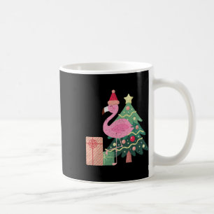 Tropical Pink Flamingo Summer Vacation Christmas I Coffee Mug