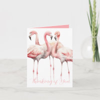Tropical Pink Flamingos Personalised