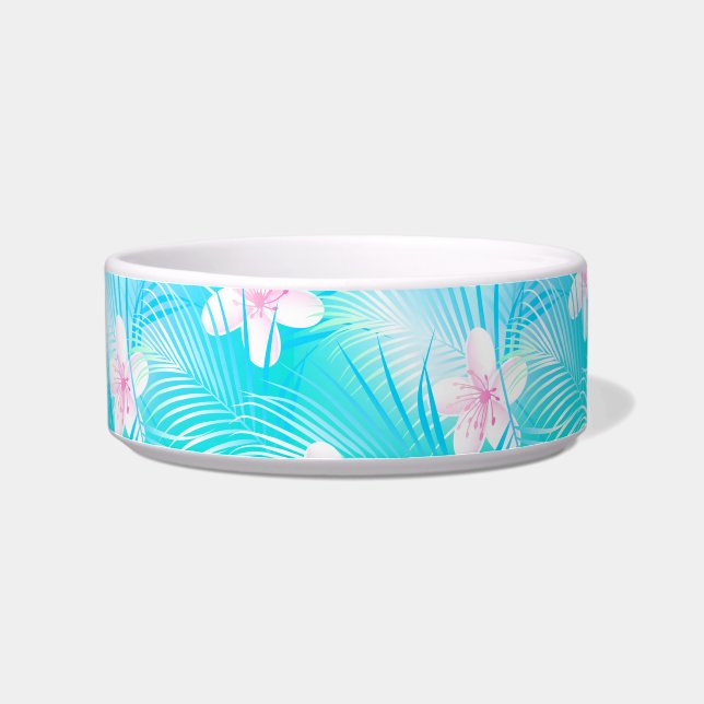 Tropical pink frangipani bowl (Left)